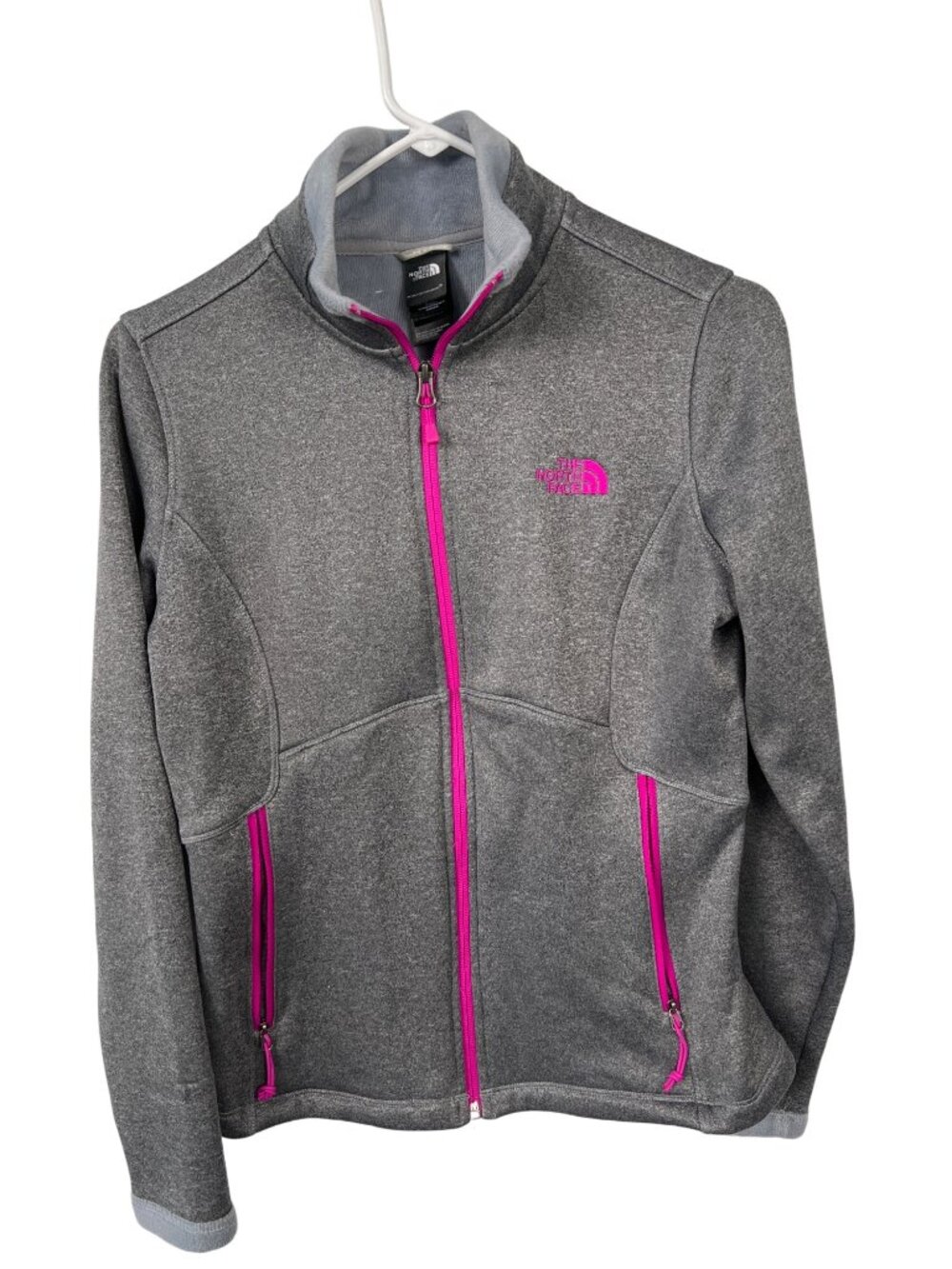 The North Face Agave Jacket Medium Long Sleeve Full Zip Gray Outdoor Athleisure